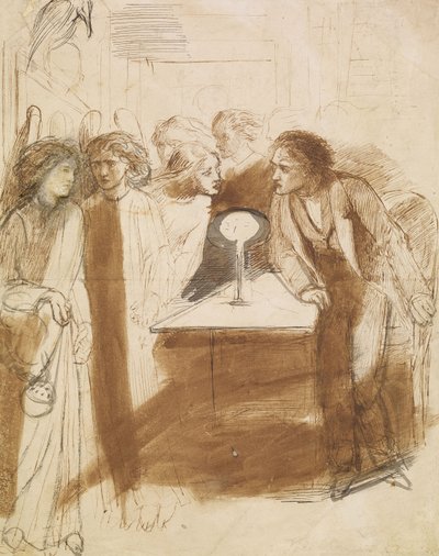 The Raven by Dante Gabriel Charles Rossetti